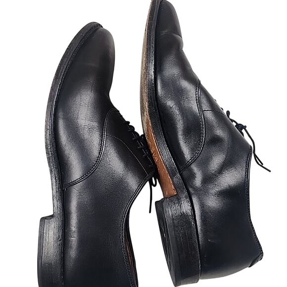 Allen Edmonds Carlyle Black Leather Plain Toe Dress Shoes Mens Size 10 D - Picture 9 of 9